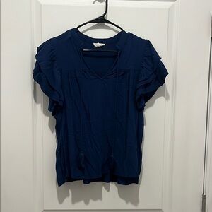 Navy Blue Women's Top